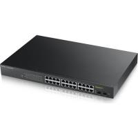 ZYXEL GS1900-24HP V2 24 PORT 24x10/100/1000 2 DUAL SFP L2 WEB YÖNETİLEBİLİR POE SWITCH V2